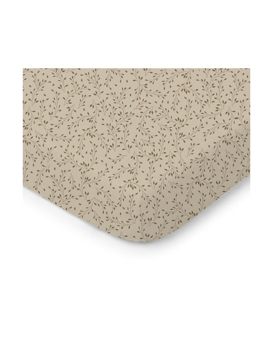 Color Stories Lenjerie De Patut Bebe Cu Cauciuc Bej 60x120cm
