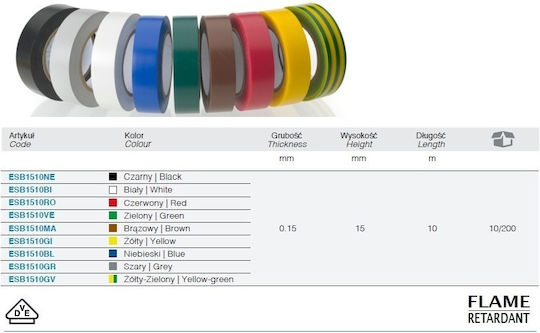 Beta Insulation Tape Pvc Blue