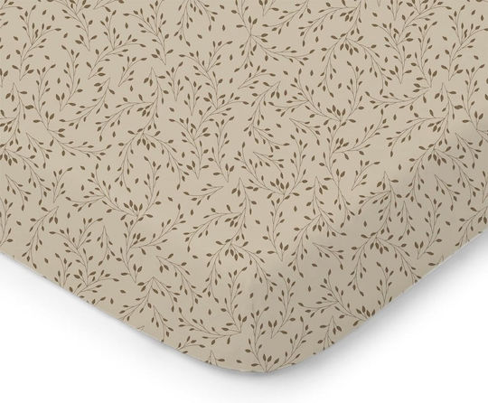 Color Stories Lenjerie De Patut Bebe Cu Cauciuc Bej 120x60cm
