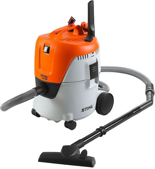 Stihl Прахосмукачка за мокро/сухо почистване 1400W с пластмасов контейнер 20 л Оранжева