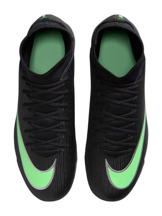 Nike Mercurial Superfly 11 Club TF Football Shoes with Molded Cleats Black