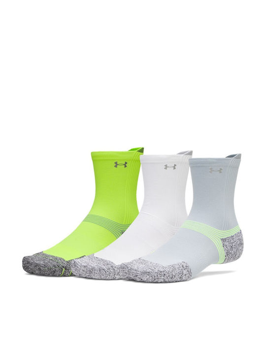 Under Armour Running Socks Grey 3 Pairs