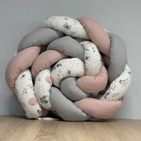 abo Crib Bumpers Braided Inside 20x210cm