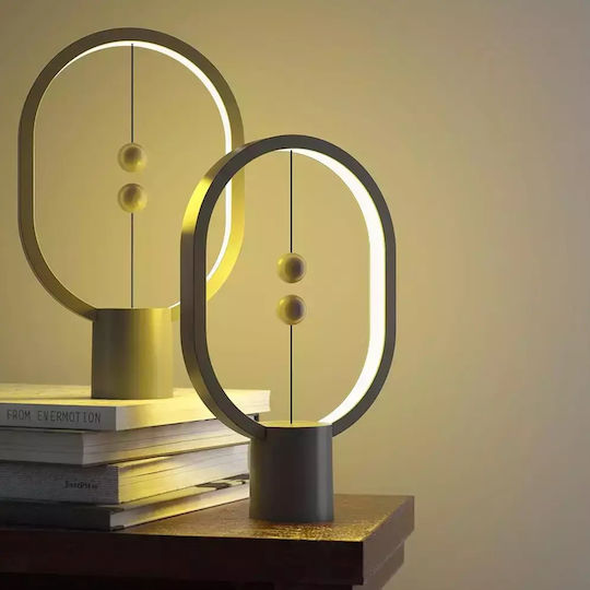 Allocacoc Διακοσμητικό Φωτιστικό Heng Balance Lamp Ellipse Mini LED Θερμό Λευκό 3500K 14εκ.