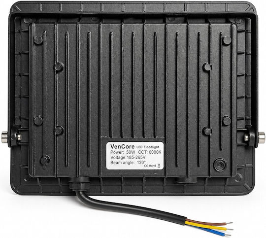 VenCore Proiector LED Etanș 50W Alb Natural 4500K IP66