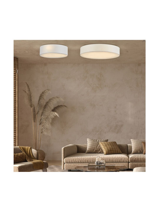 Ceiling Light White with Integrated LED