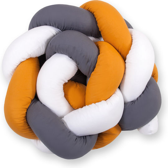 My Sweet Baby Πάντα Πλεξούδα Εσωτερική White, Mustard, Anthracite