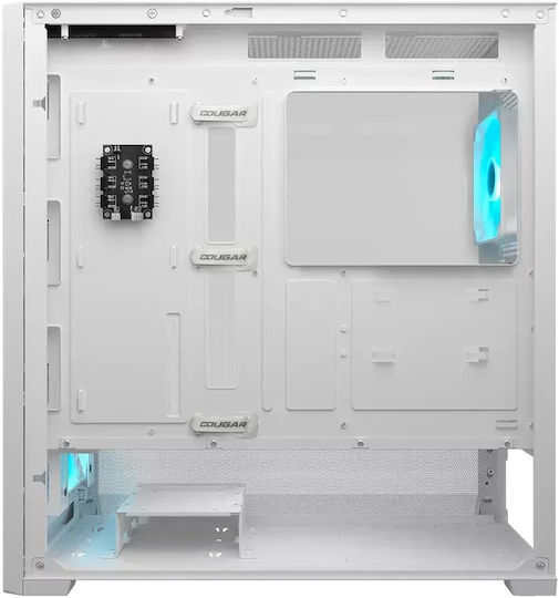 Cougar RGB геймърски Midi Tower компютърна кутия бяла