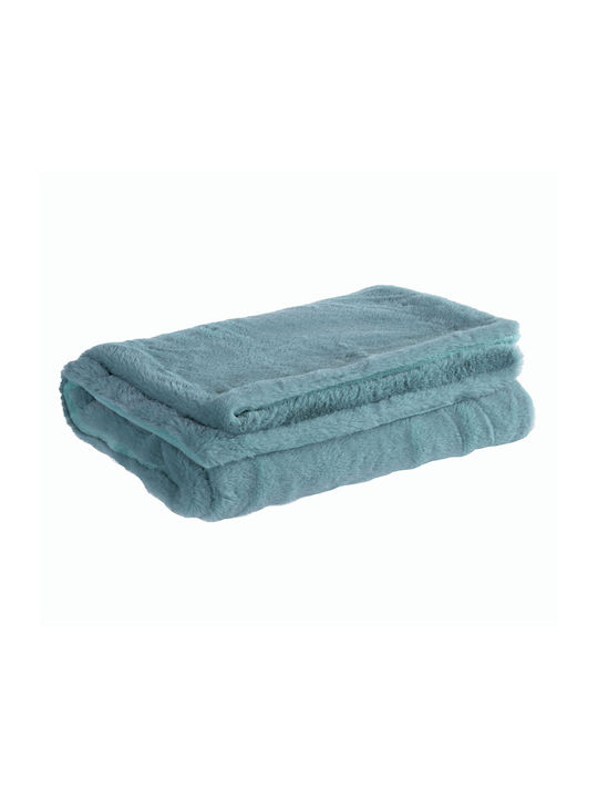 Nef-Nef Homeware Pătură Pepinieră Swaddling pături Rabbit Hug Turcoaz 80x110cm