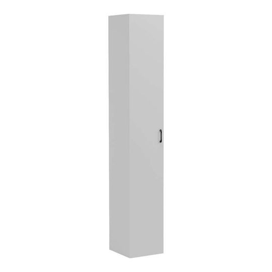 Pakketo Badezimmer-Säulenschrank Boden M30xB30xH180cm Weiß
