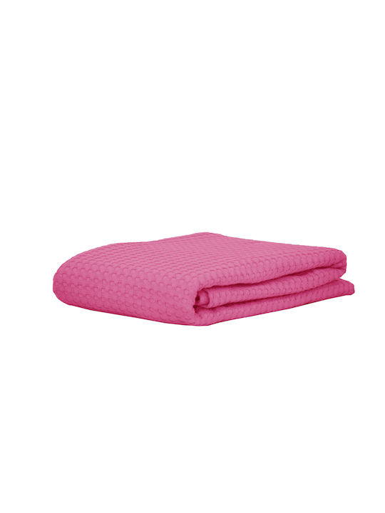 Anna Riska Blanket Cot Michelle Fuchsia 115x155cm