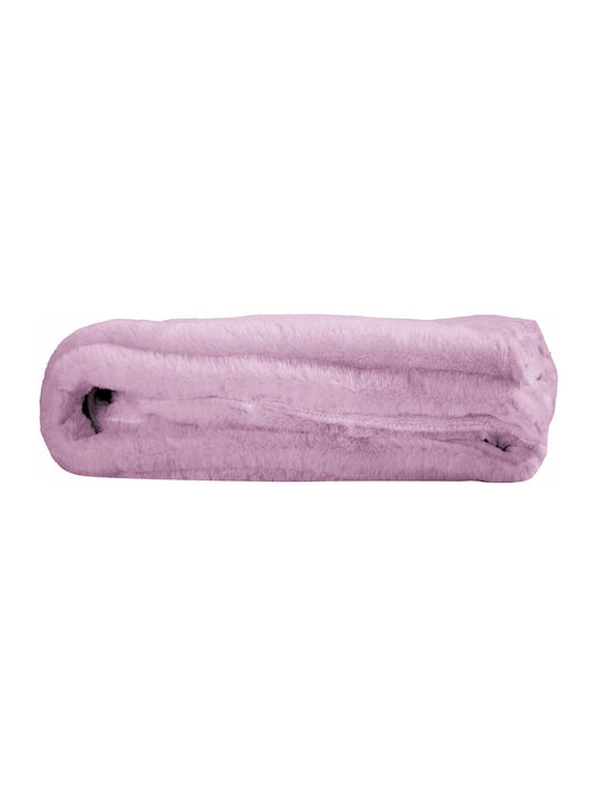 Nef-Nef Homeware Blanket Nursery Swaddling Blankets Hug Fleece Lilac 80x110cm