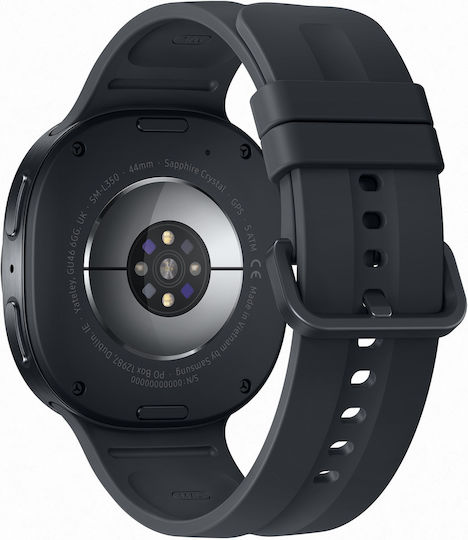 Samsung Galaxy Watch 9 LTE Алуминий 44mm Водоустойчив с eSIM и Пулсомер (Graphite)
