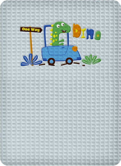 Adam Home Κουβέρτα Αγκαλιάς & Λίκνου Dinosauros 110x80εκ. Adam Home Κουβέρτα Αγκαλιάς & Λίκνου Dinosauros 110x80εκ.