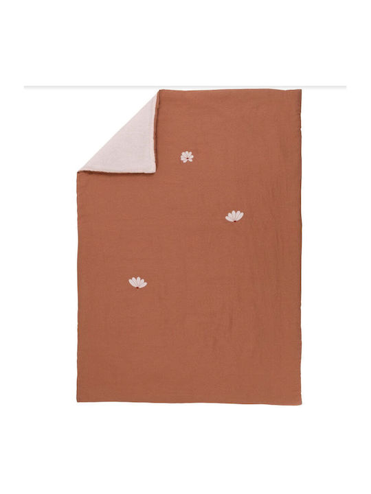 Nattou Blanket Nursery Swaddling Blankets Susie & Bonnie Brown 100x135cm
