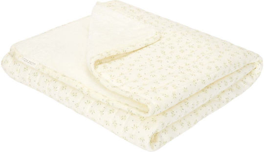 Little Dutch Pătură Pepinieră Swaddling Cu Frunze Blueberry 70x100 cm Little Dutch Pătură Pepinieră Swaddling Cu Frunze Blueberry 70x100 cm