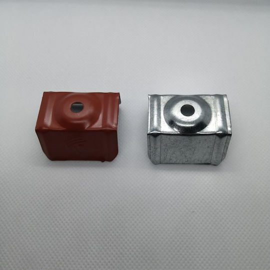 Hexagonal Self-Drilling Caps 6.3mm Tile Red
