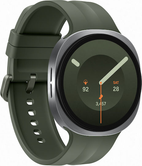 Samsung Galaxy Watch 9 LTE Aluminium 44mm Waterproof with eSIM and Heart Rate Monitor Silver