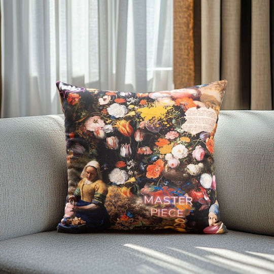 Beauty Home Μαξιλαροθήκη Νεον Εργα Τεχνης Νεόν 45x45εκ.