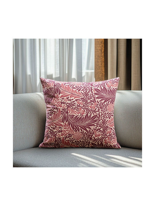 Beauty Home Decorative Pillow Case Blade Art Craft Pink 45x45cm