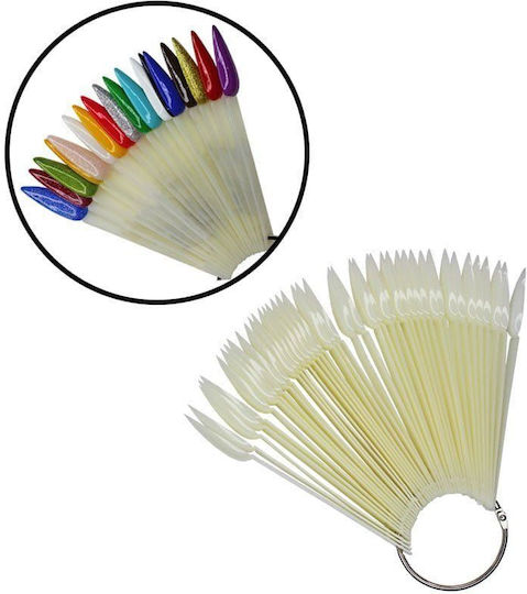 Nail Sample Book Keychain Stiletto 50pcs Nail Sample Tf99902