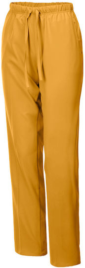 Velilla Mustard Medical Nursing Pants Microfiber 100% Pe