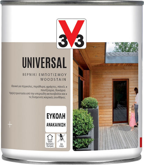 V33 Lac de impregnare pentru apa Stejar Satin 750ml