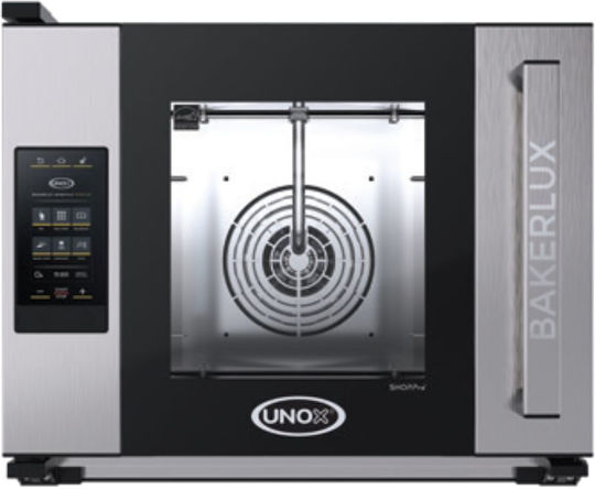 Unox Countertop Electric Convection Oven with Humidity 4 Trays Bakerlux Shop.pro Master Xefr-04hs-emrv