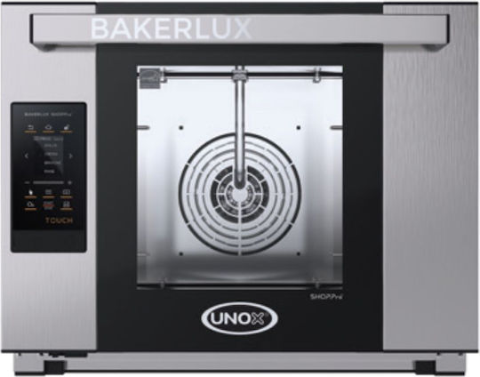 Electric Convection Oven 4 Trays Unox Countertop Bakerlux Shop.pro Go Xefr-04hs-egdn