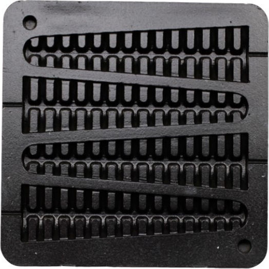 M&M equipment WAF/A-B Επαγγελματική Βαφλιέρα Μονή για Τετράγωνες Βάφλες