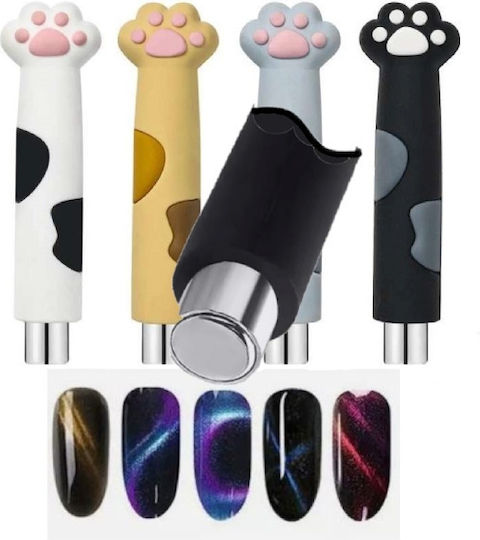 Globalnail Magnetic Pen Nail Art Cat Eye Paw Print Design
