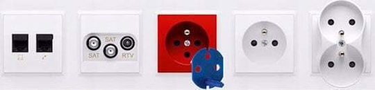 Kontakt-simon Osrzet Simon10 Single Speaker Socket 1 Speaker Column Module Cross-section Output 6 Mm2 White Cgl2.01/1