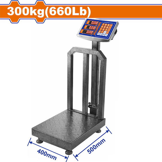 Wadfow Πλάστιγγα με Ικανότητα Ζύγισης 300kg και Ακρίβεια 50gr