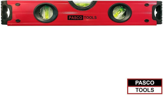Pasco 775706 Wasserwaage Magnetisch 60cm mit 3 Augen