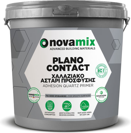 Novamix Plano Contact Αστάρι Μπεζ Κατάλληλο για Γυαλί / Γυψοσανίδα / Δομικά Υλικά / Μέταλλο 5kg