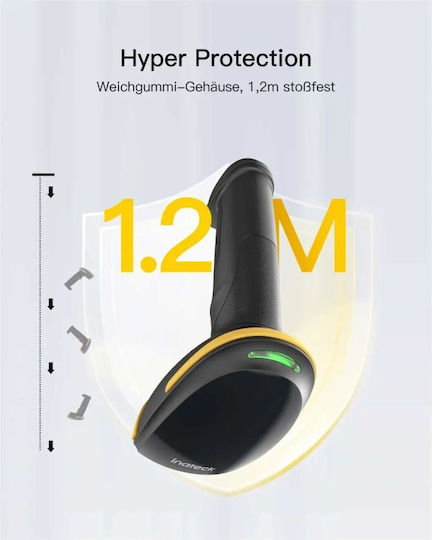 Inateck Handheld Scanner with 2D and QR Barcode Readability