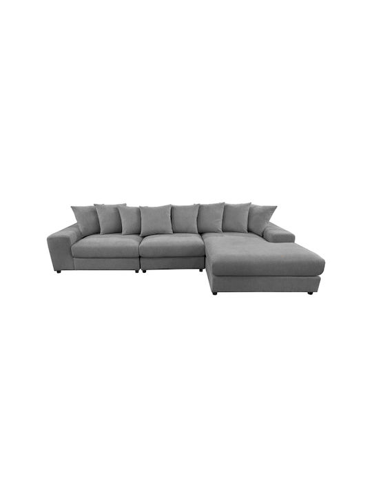 Gerando Corner Couch with Left Corner Anthracite 336x179x83cm