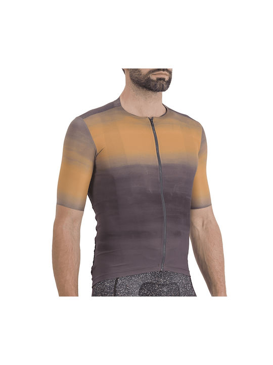Sportful Supergiara Tricou De Ciclism Pentru Bărbați Cu Mâneci Scurte Maro