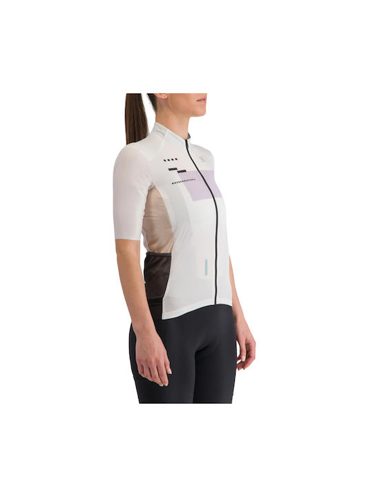 Sportful Damen Kurze Ärmel Fahrradtrikot Weiß