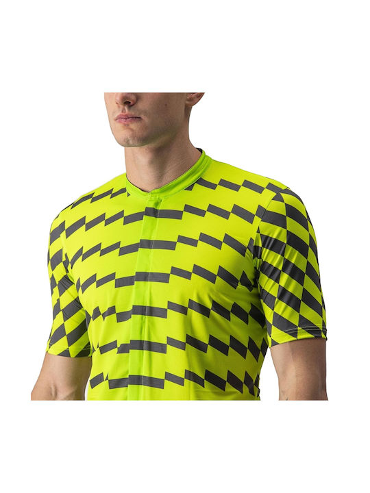Castelli Unlimited Tricou De Ciclism Pentru Bărbați Cu Mâneci Scurte Verde