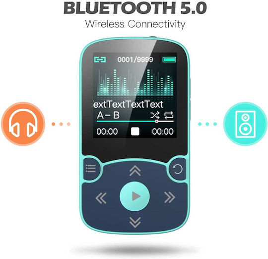 Agptek MP3 Player (32GB) cu Ecran TFT X001HRKDBJ