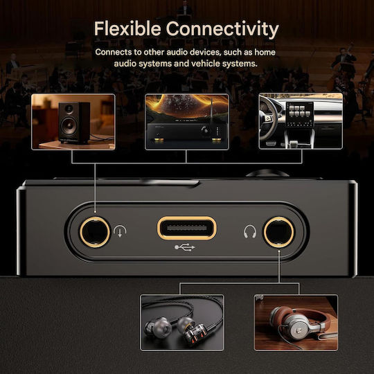 Hifi MP3 Player 64GB cu Ecran TFT Negru