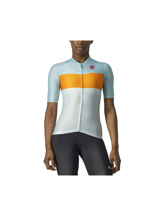 Castelli Castelli Women's Short Sleeve Cycling Jersey Road Bike Blue