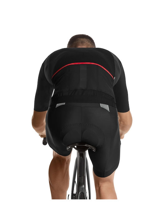 Assos Tricou De Ciclism Pentru Bărbați Cu Mâneci Scurte Negru