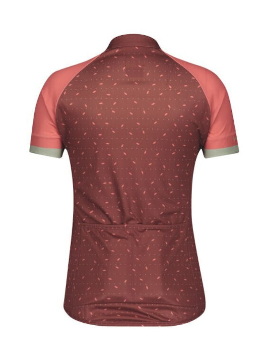 Scott Scott Damen Kurze Ärmel Fahrradtrikot Rote