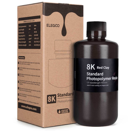 Elegoo Resin για 3D Printer Διάφανο 1kg