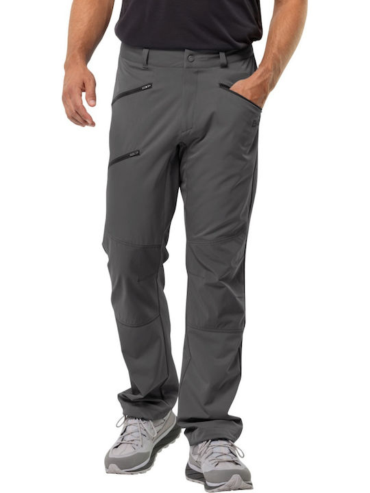 Jack Wolfskin Pantaloni Lungi de Drumeție Pentru Bărbați Gri