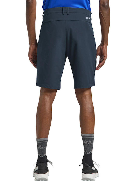 Jack Wolfskin Pantaloni lungi de drumeție pentru bărbați Trail Albastru
