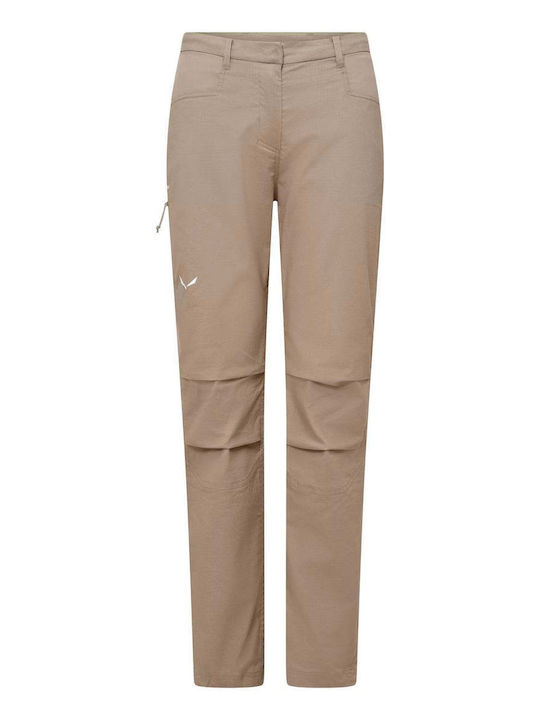 Salewa Agner Pantaloni Lungi De Cățărare Pentru Femei Bej