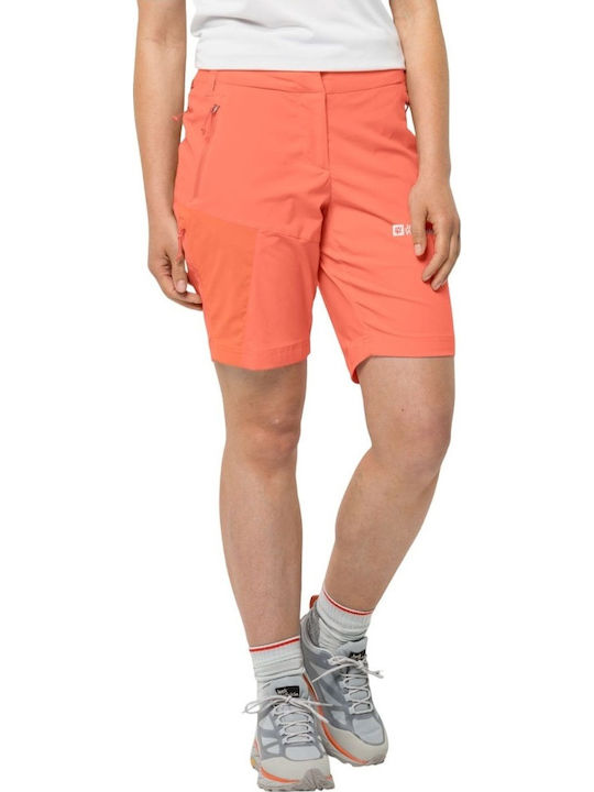 Jack Wolfskin Pantaloni Lungi De Drumeție Pentru Femei Portocalii